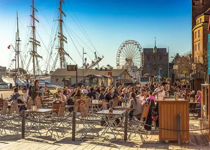 Daire Dinbnb L 50 Meters To Bryggen L New 2023 L Sunny Backyard *