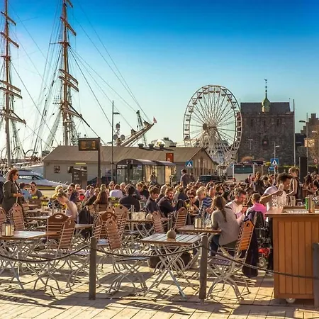 شقة Dinbnb L 50 Meters To Bryggen L New 2023 L Sunny Backyard *